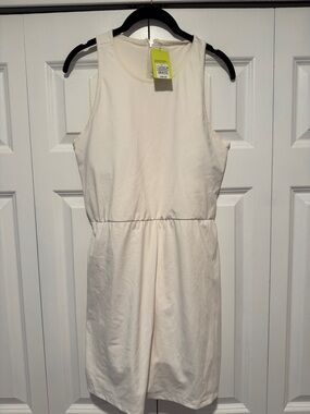 All In Motion athletica Ivory Sleeveless Tank Tennis Dress
